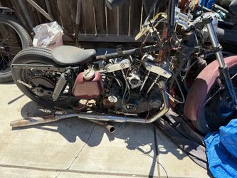 1974. Iron head sportster  project