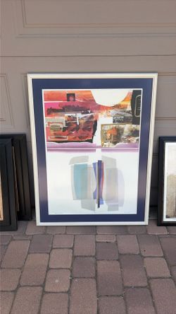 Doris White signed numbered serigraph