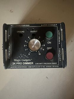 Magic Gadget 2k Pro Dimmer For Fresnel Lighting. 