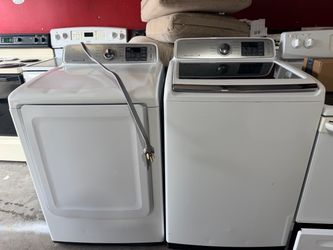 Samsung Washer And Dryer Set Xl capacity electric direct drive