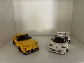 Lego Toyota Supra and Lamborghini