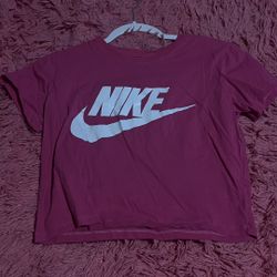 Pink Nike Crop Top