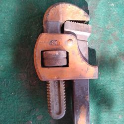Pipe Wrench #24 Made In Usa