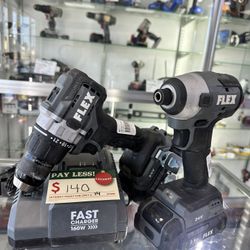 2 Pc Flex Drill Set 