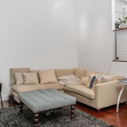 Cream Sectional Sofa 