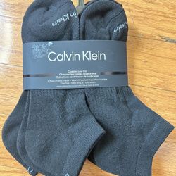 NWT Calvin Klein Men's cushion Low Cut Socks 6 pairs