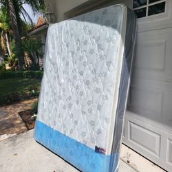 NEW QUEEN PILLOW TOP MATTRESS AND BOX SPRING -- Also Available In All Sizes.