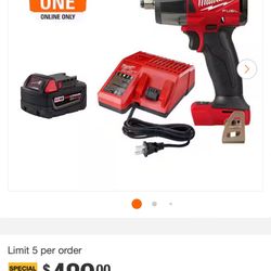 M18 FUEL 18V Lithium-Ion Brushless Cordless 1/2 in. Impact Wrench with Friction Ring w/XC 6.0 Ah Battery