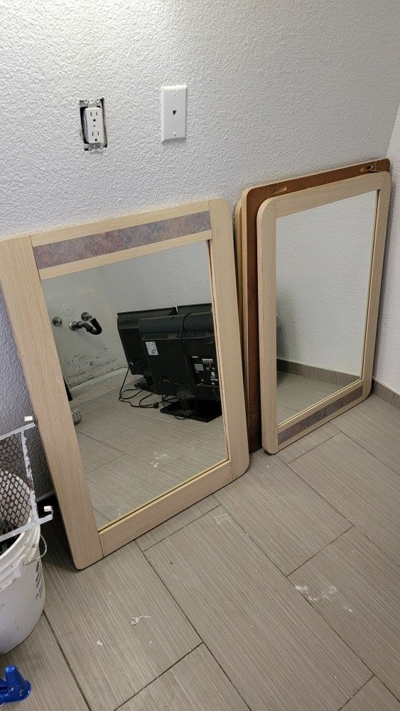 Mirrors for sale.