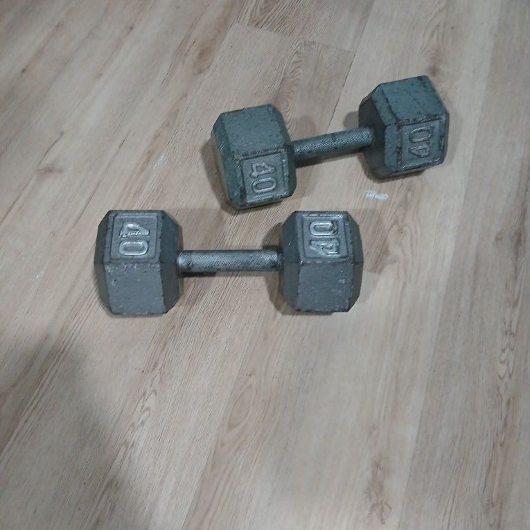 40 Lb Dumbell  Weight Set 