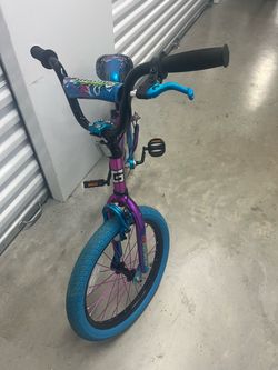 GT Kids BMX Bike Purple and Teal