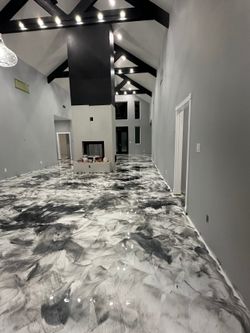 Epoxy metallic