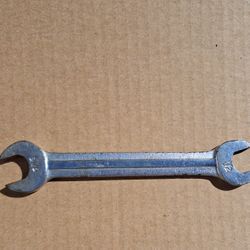 Vintage Blue Point USA Supreme S-1618 Open End 1/2" - 9/16" Wrench 