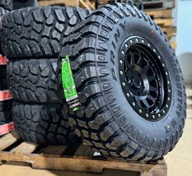 4) 17x9 Black Rhino Primm Wheels 35" MT Tires 5x5 Jeep Gladiator JT TPMS-WE FINANCE