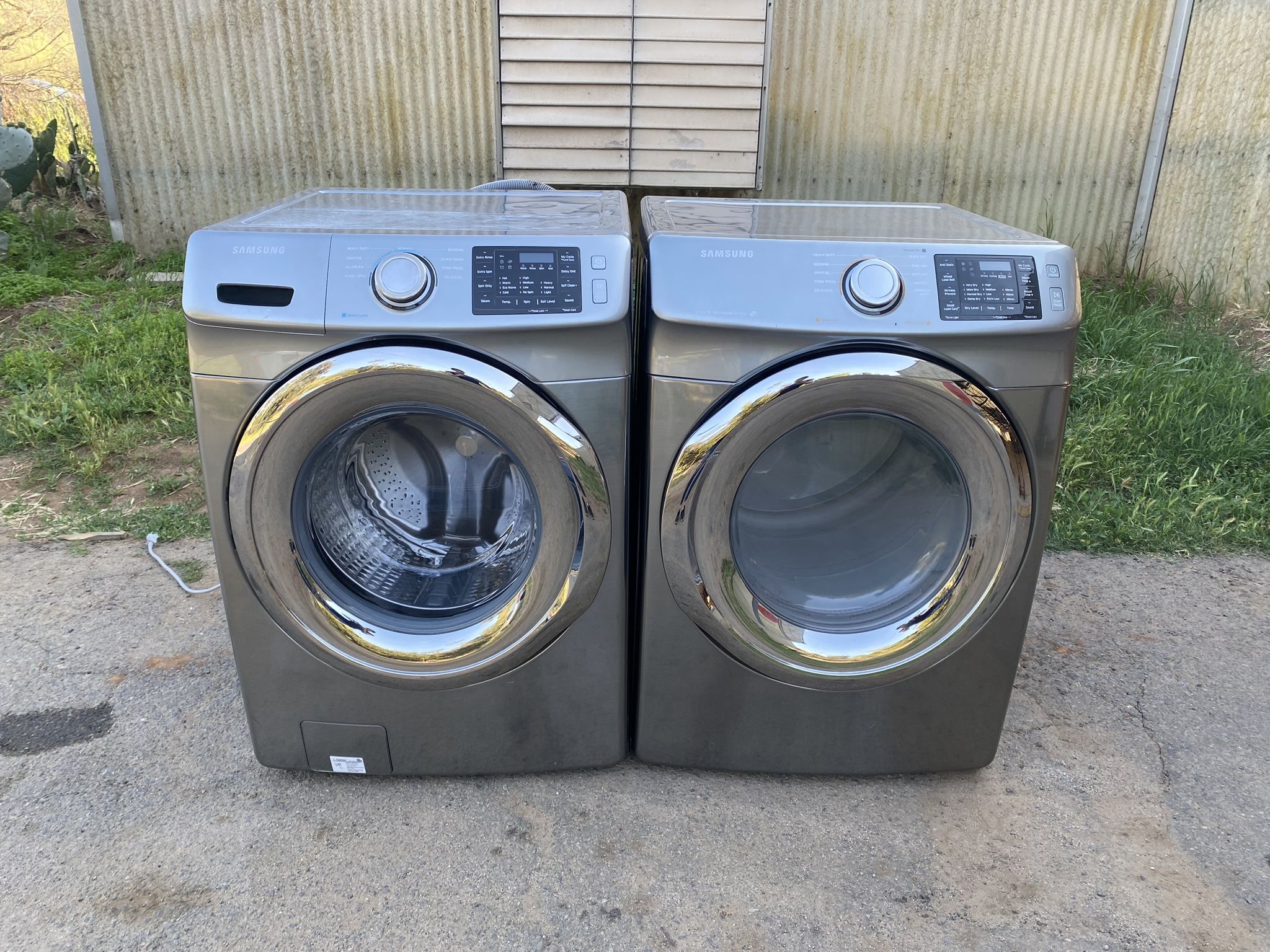 Samsung Washer And Electric Dryer