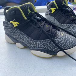 Jordan’s Mid Top  6 Rings (VENOMS) Size  (8) M