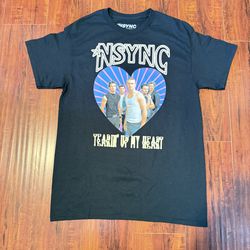 NSYNC Tearing Up My Heart T-Shirt Sz Medium New Without Tags Read Info Below!