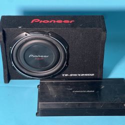 Pioneer TS-SWX2502 10” Sub & Lightning Audio Amp Combo 🔊💥