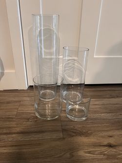 Glass Cylinder Vase 