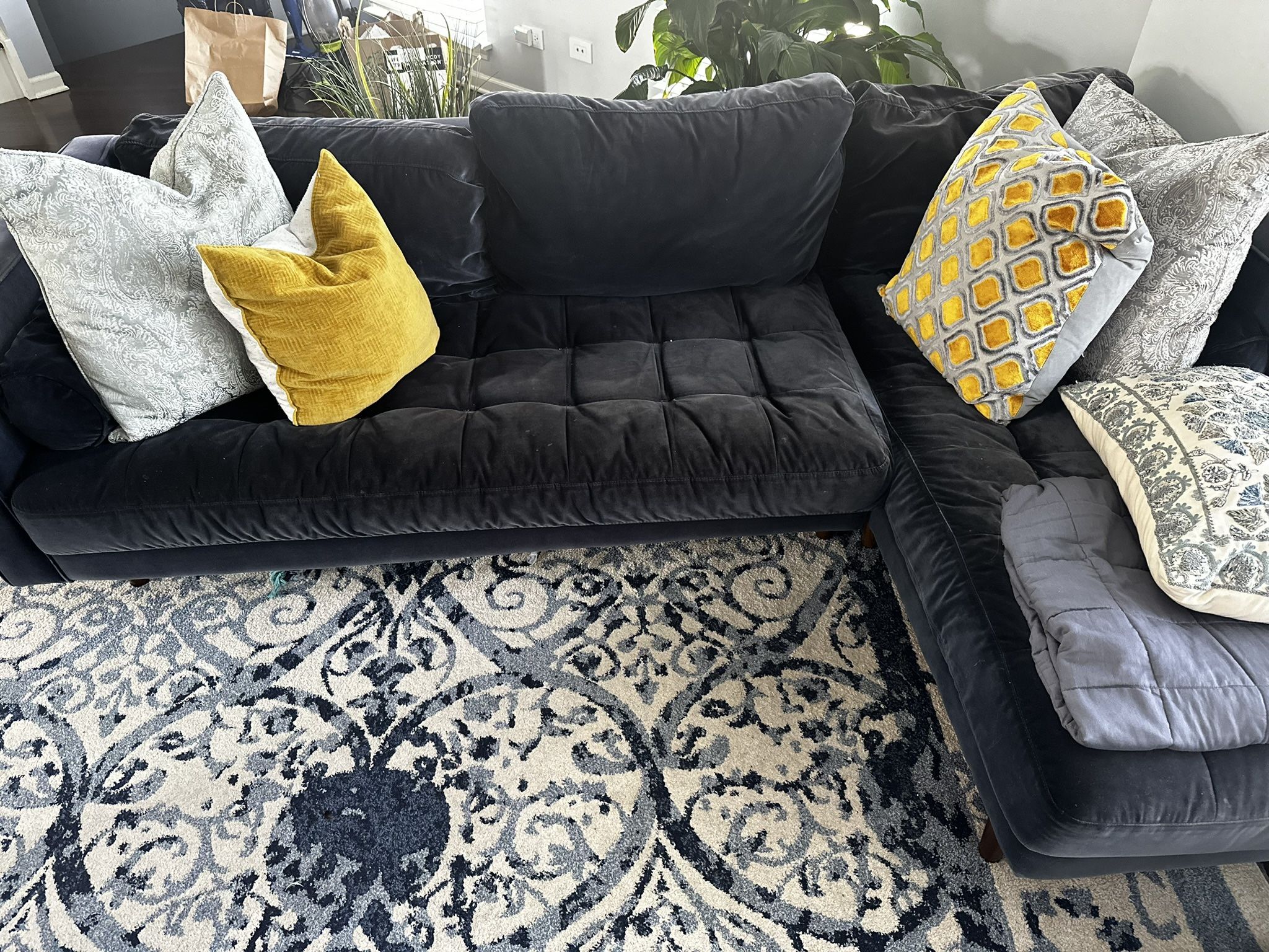 Beautiful Blue Sectional