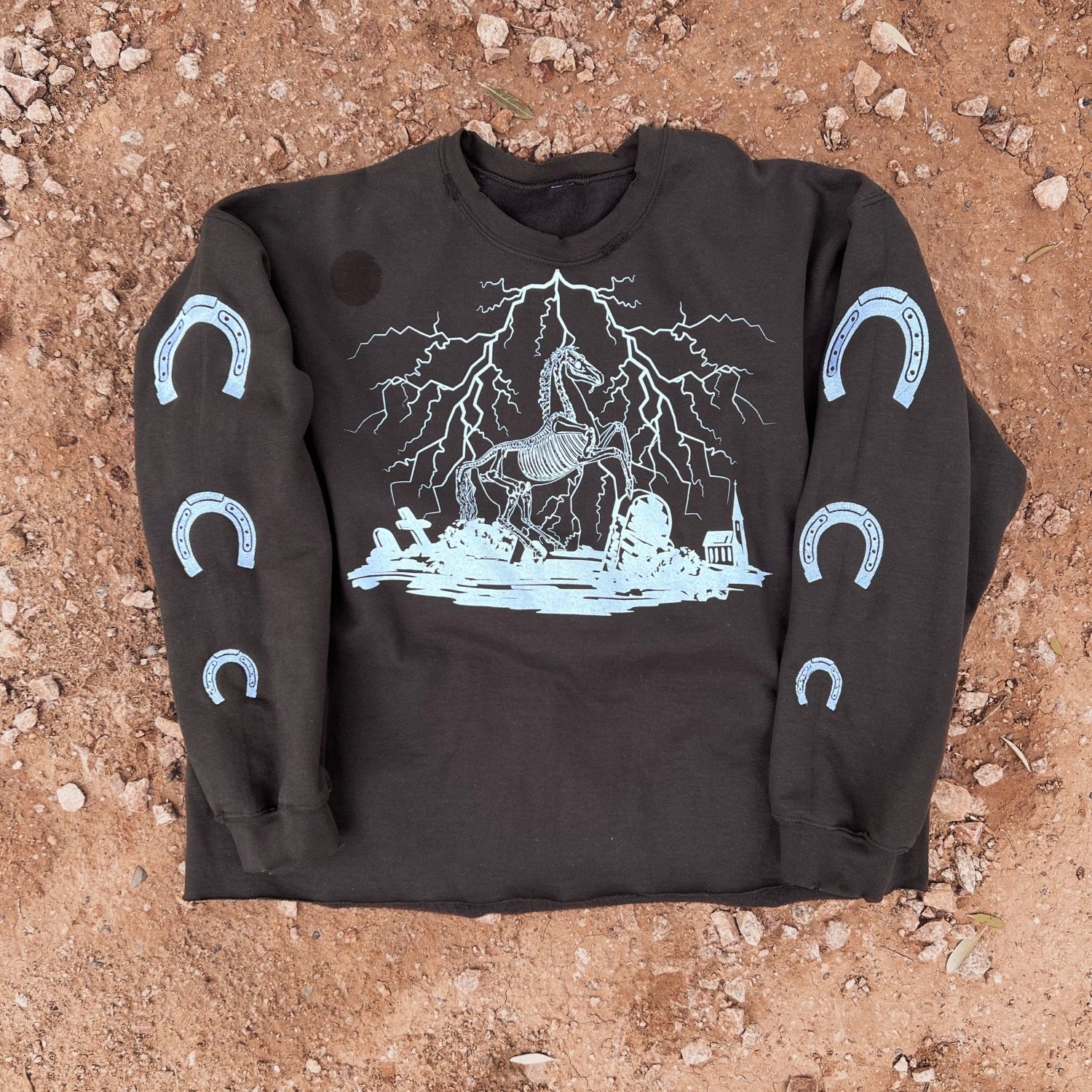 Horses Don’t Stop Oversized Crewneck S-XL By LoudPack Gear