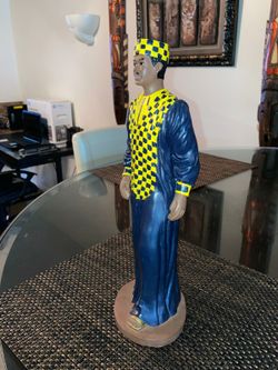 Medium Sized Clay statue of Black Professor