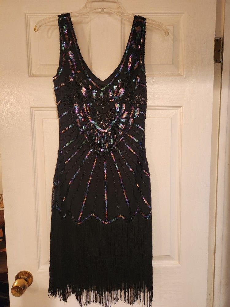 BABEYOND SEQUIN DRESS SMALL