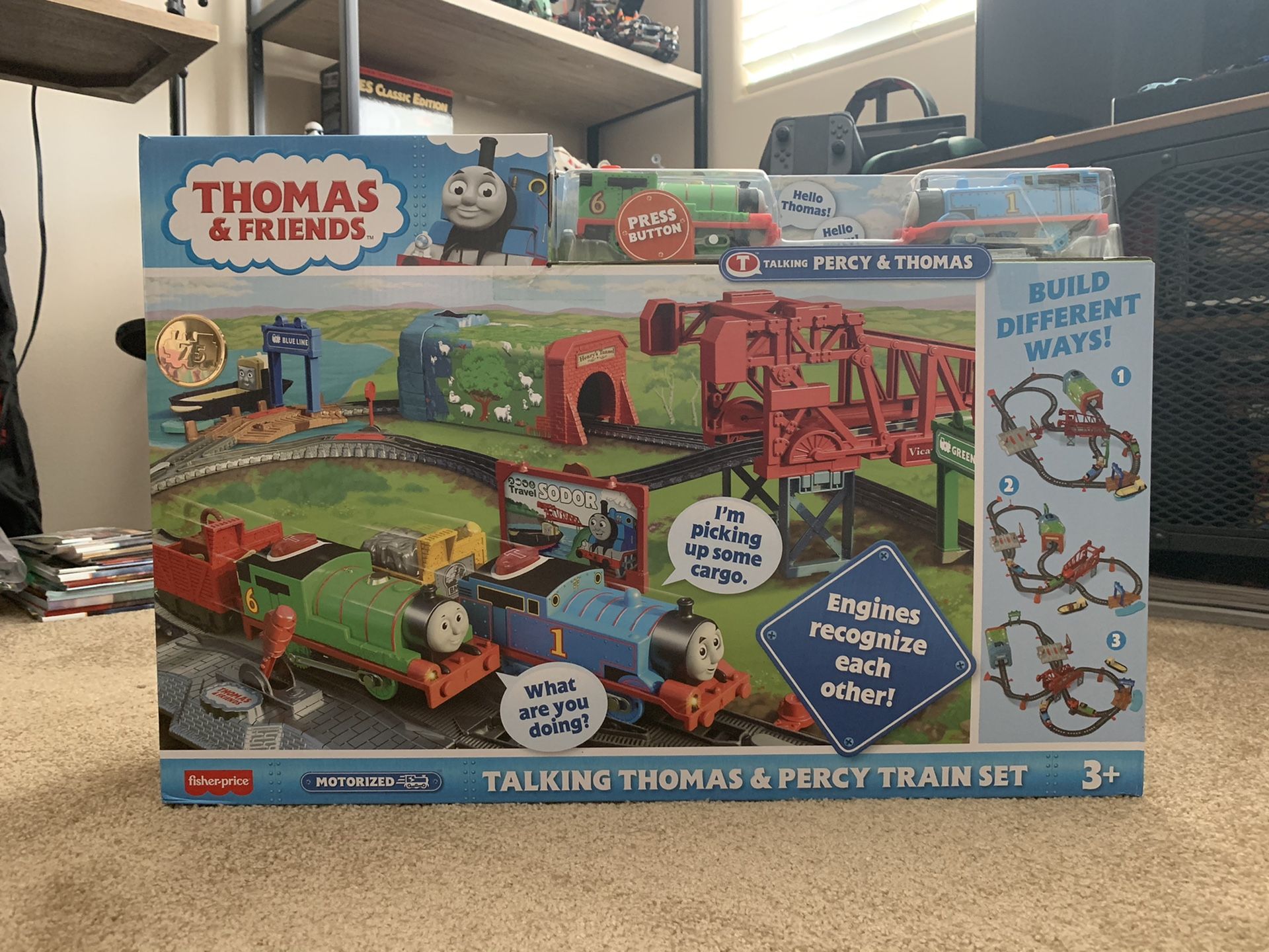 Thomas & Friends Talking Thomas & Percy Train Set