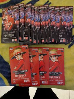One piece the time of battle/ carrying on his will