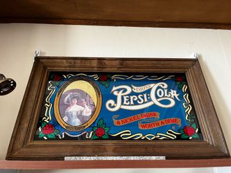 Vintage Pepsi-Cola Mirror
