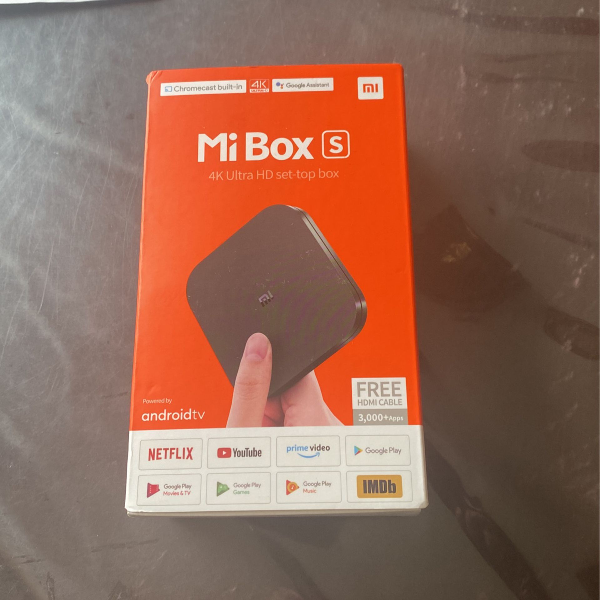 Xiaomi Mi Box S - 4K Ultra HDR Android TV With Chromecast & Google