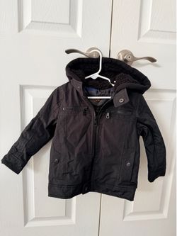 Urban Republic Toddler Boys Hooded Winter Jacket - Black Camo (Size 3T)