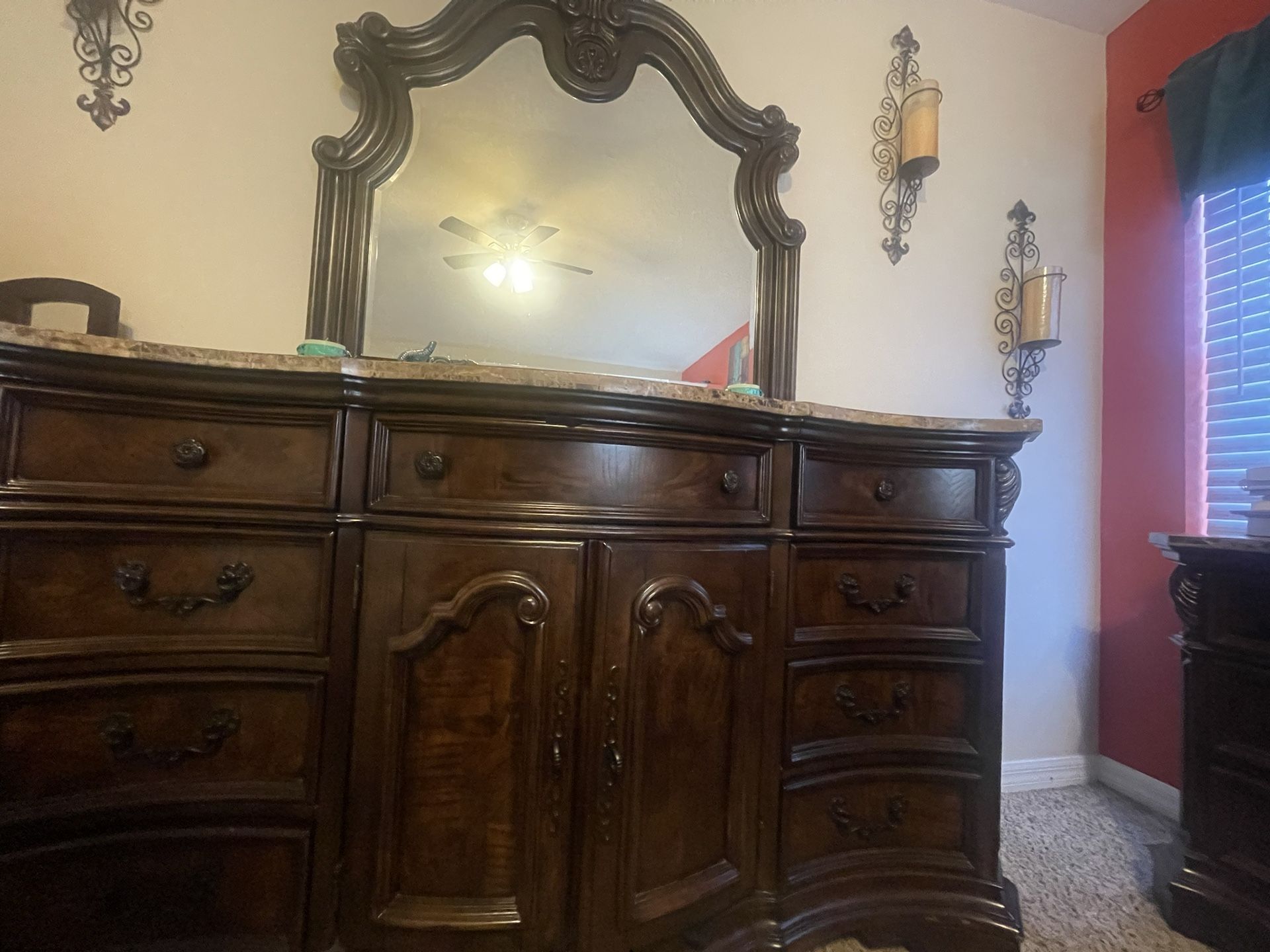 Dresser With Marble Top