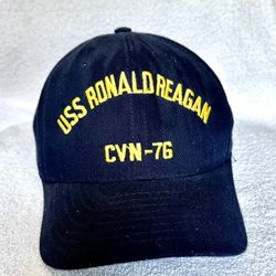 USS Ronald Reagan baseball cap (Brand New)