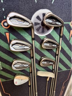 Japanese JPX Mizuno EZ Iron Set 6i - SW, Driver, 4 Woods, 5 Hybrid, Maruman Putter and Titleist Golf Stand Bag