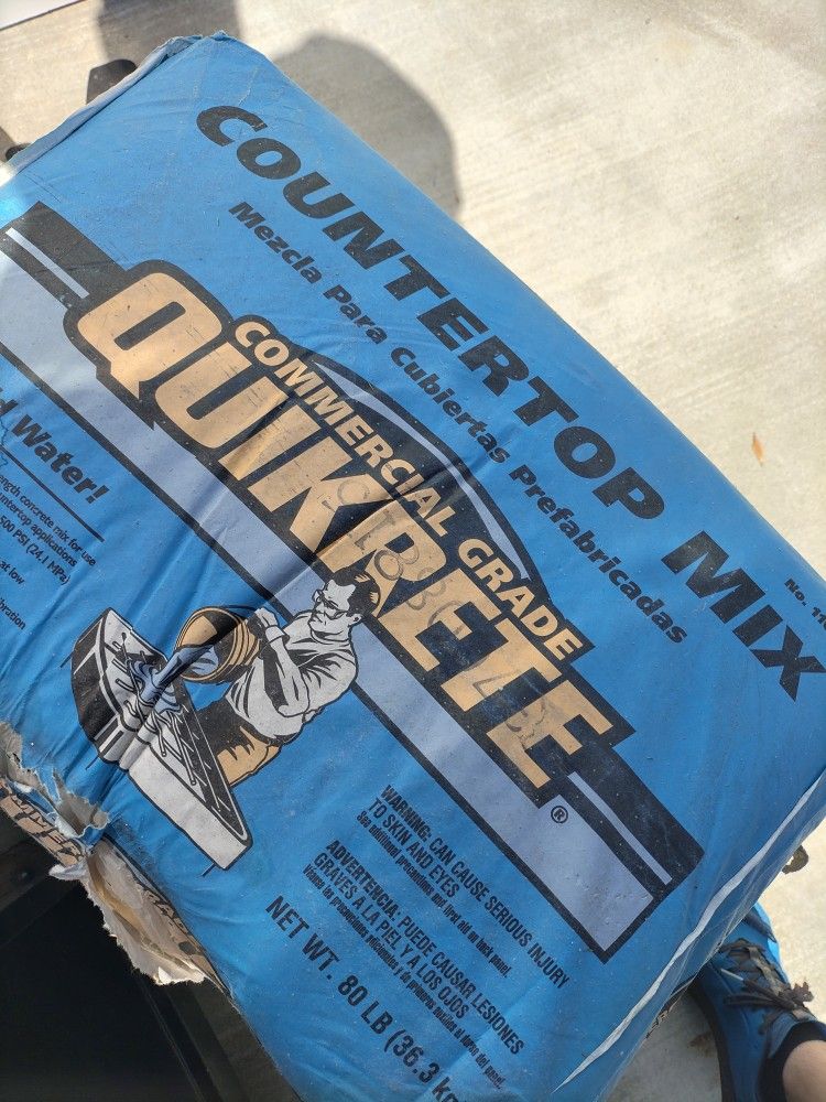 4 Bags Countertop Concrete Mix for Sale in Salida, CA OfferUp