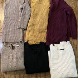 Fashion Nova Women’s Sweater Bundle Size M