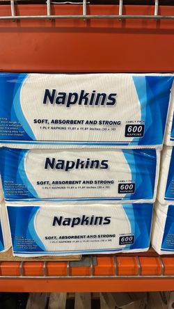 Family Pack 600-Count 1-Ply Napkins