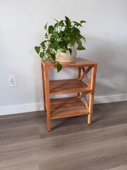 SOLID WOOD TABLE SHELF INDIA MADE