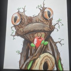 Original Frog Painting