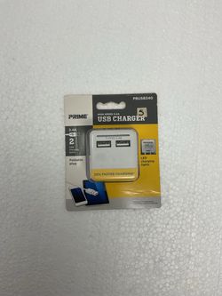 Prime PBUSB340 Dual USB Wall Charger 3.4A