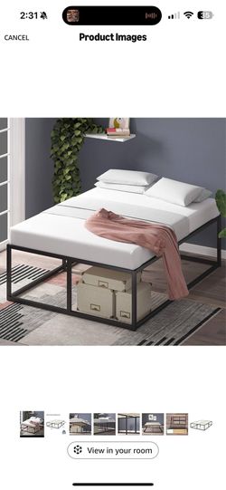 Metal platform Bedframe