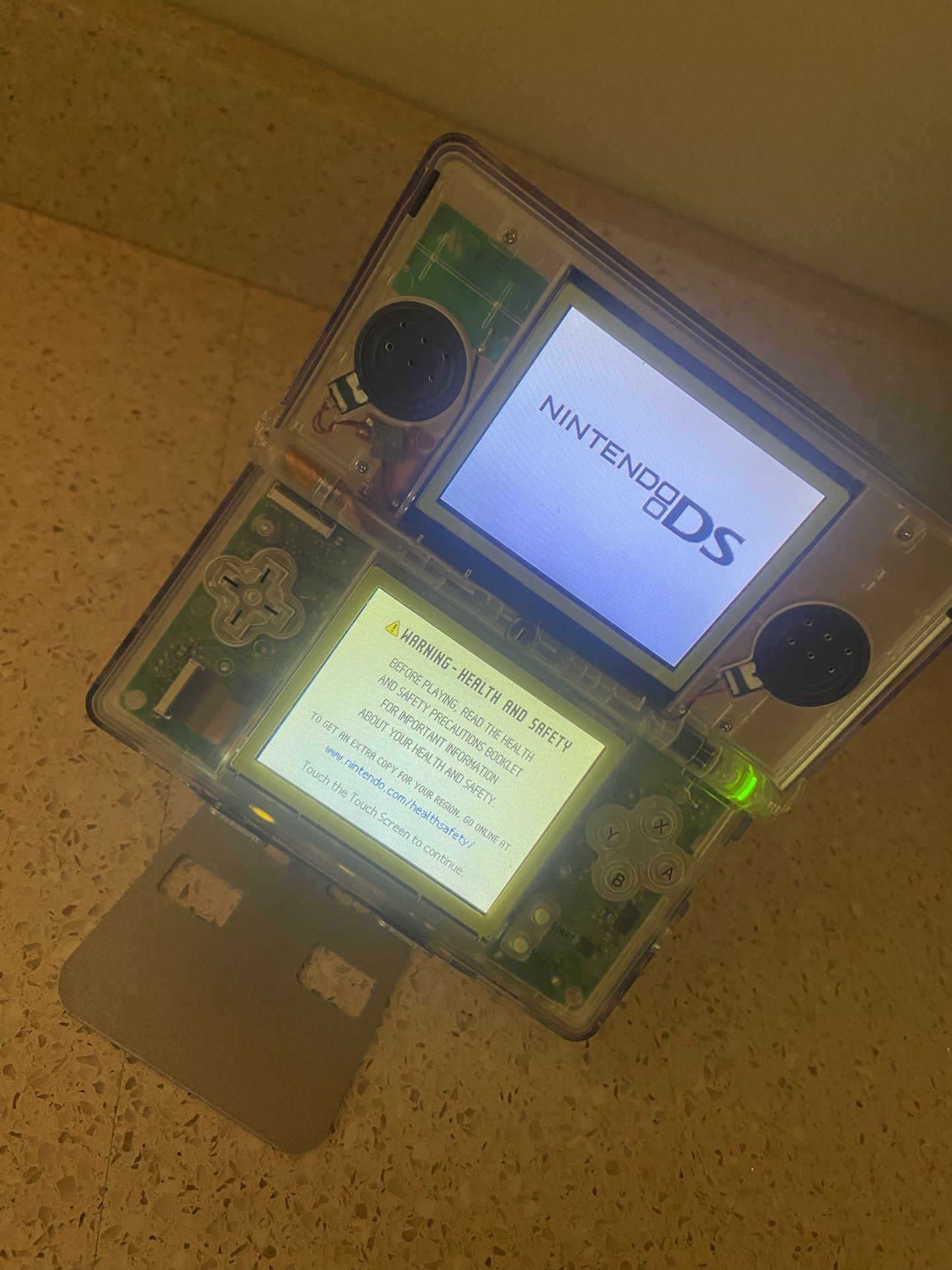 Clear Nintendo DS Lite