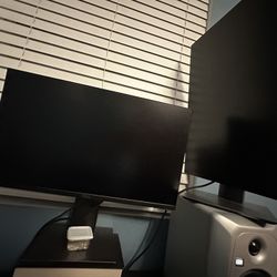 Dell 24-inch LED monitors (2)