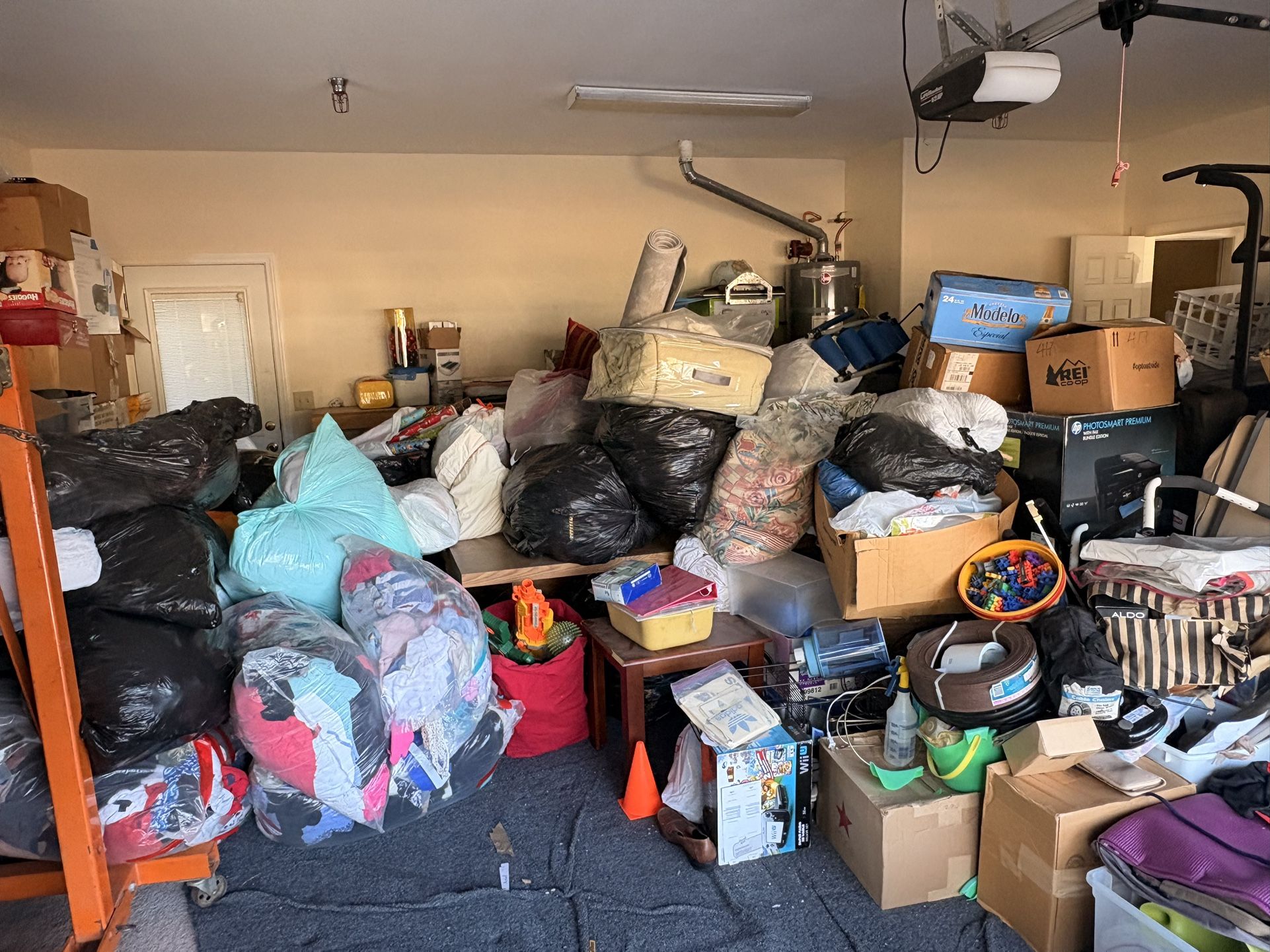 Selling my my whole garage, Clothes Dishes Toys
