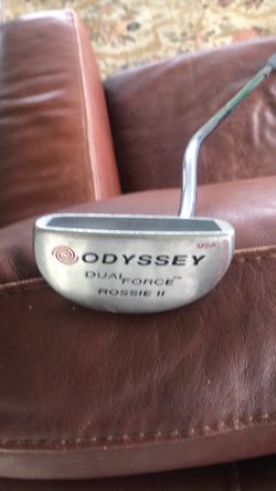 Odyssey DualForce Rossie 2 RH Putter Steel shaft Headcover grips very good