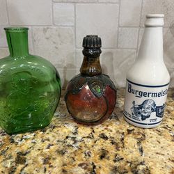 3 Vintage Bottles 