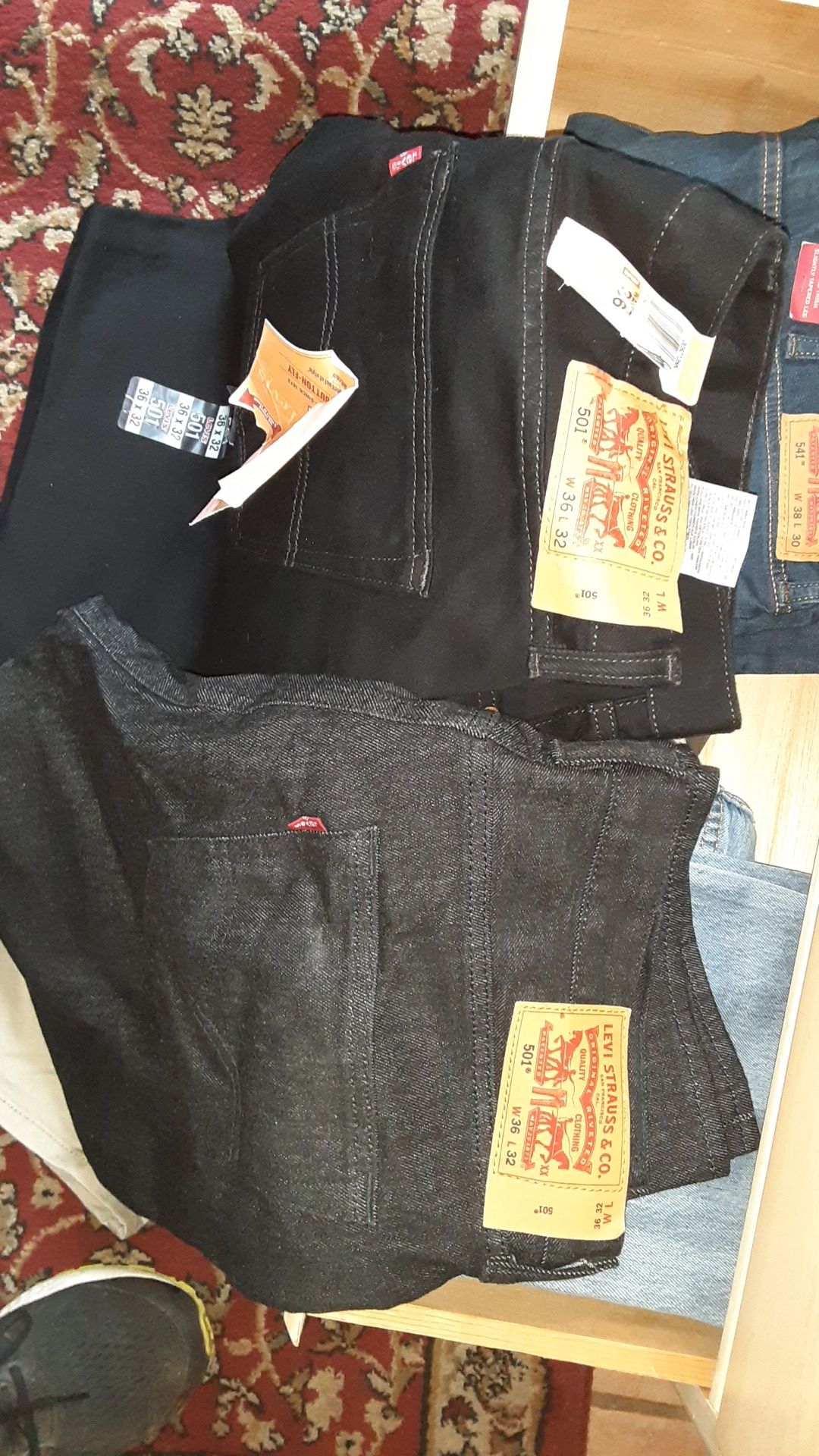 Two pair levis 36 -32