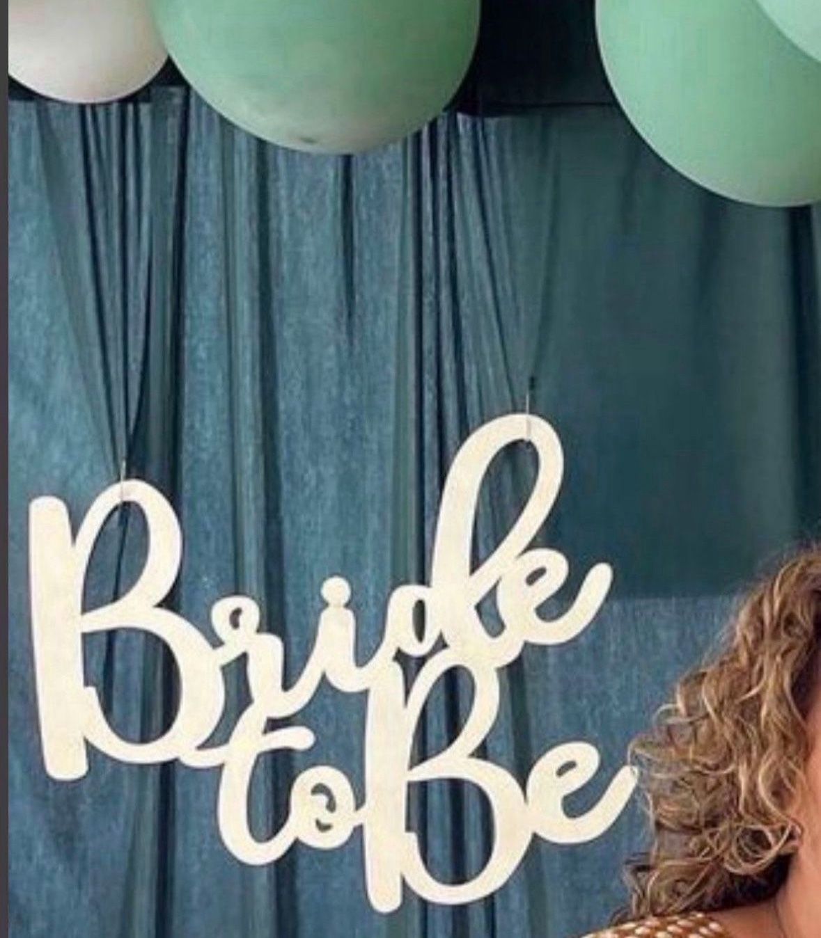 Bride Sign