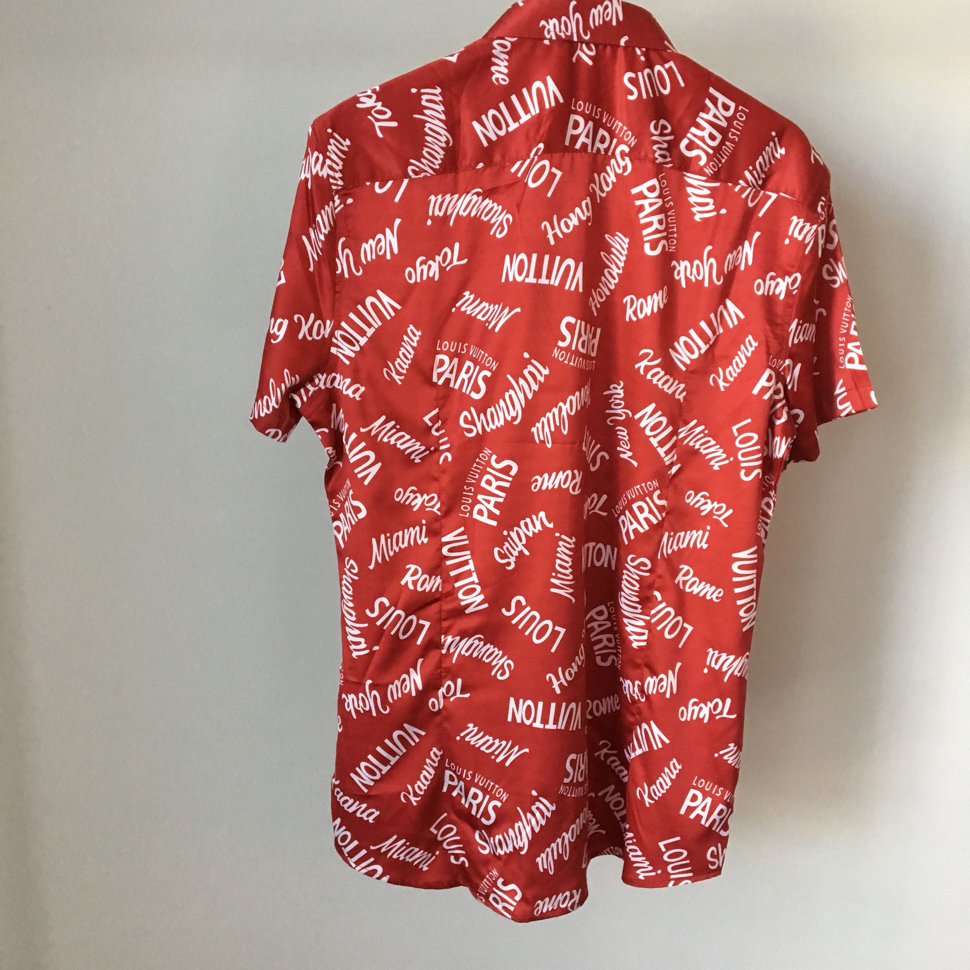 Louis Vuitton 2018 Rare Red Hawaiian Shirt · INTO